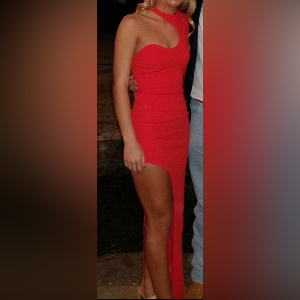 red hello molly size xs formal dress